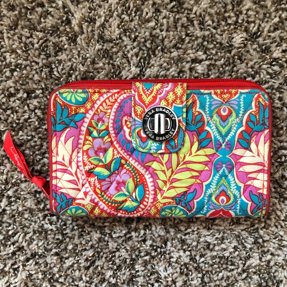 Paisley in Paradise Vera Bradley Wallet